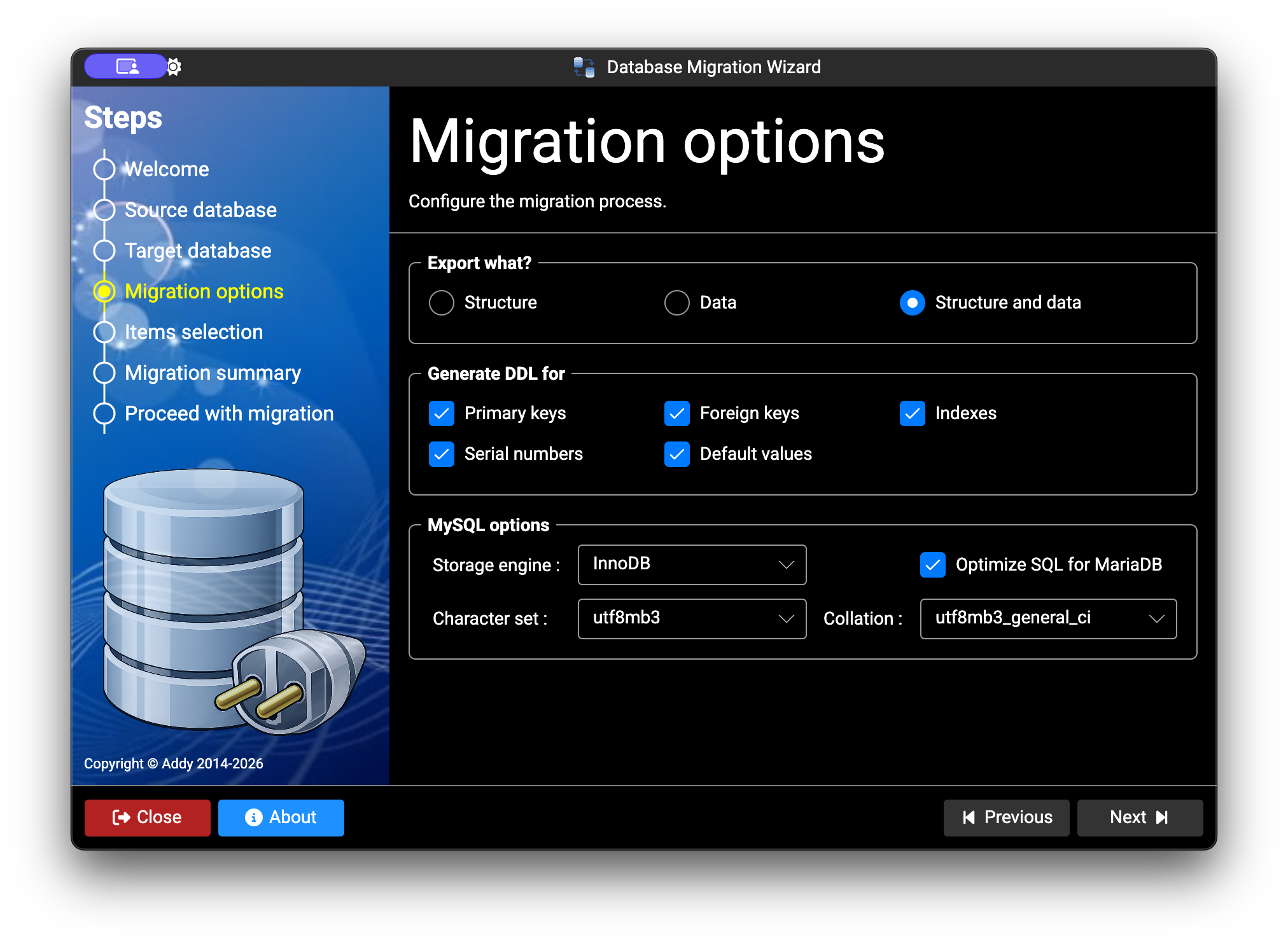 Migration Options